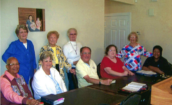 Bible Study Group in Milledgeville Senior Living Community